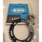 Kit Coroa e Pinhão KMC Pro para XR250 (2002-2008) - Performance e Resistência Kit Coroa e Pinhão KMC Pro para XR250 (2002-2008) - Performance e Resistência