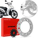 Kit Coroa e Pinhão Relação Transmissão Honda Biz 125 2005 a 2018 Vaz Xtreme