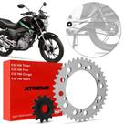 Kit Coroa e Pinhão Relação Transmissão Honda CG 160 Titan Fan Cargo Start 2016 2017 2018 Vaz Xtreme
