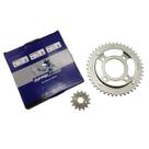 Kit Coroa e Pinhão Riffel CG Titan Cargo Fan 125 de 00 a 08 Kit Coroa e Pinhão Riffel CG Titan Cargo Fan 125 de 00 a 08