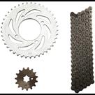 Kit coroa e pinhão Yamaha Crypton T115 2010 a 2016 Nakata