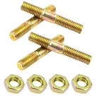 Kit Coroa Prisioneiro Com Porca Biz 100, Biz 125, Biz 110
