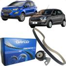 Kit Correia Dentada e Tensor Esticador Ecosport Ka 1.5 12v 3cil Dragon Flex
