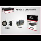 Kit correia Toyota Hilux 2005 a 2015 Gates KS816 Kit correia Toyota Hilux 2005 a 2015 Gates KS816