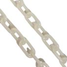 Kit Corrente 25 metros de PVC 9,0mm na Cor Branco