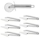 Kit Cortador De Pizza Tramontina Marffim + 6 Pegadores Para Pizza Tramontina Utility