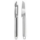Kit Cortador e Descascador De Legumes Inox Resistente