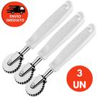 Kit Cortador Inox Para Massas Pasteis Pizza Fogazza Carretilha Corta E Fecha Massas Fritura Feira Kit Cortador Inox Para Massas Pasteis Pizza Fogazza Carretilha Corta E Fecha Massas Fritura Feira