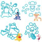 Kit Cortador Modular Ursinho Pooh 7CM (Tigrão, Leitão, Ursinho Pooh e Bisonho)