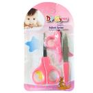 Kit Cortador Unha Cuidados Bebe Higiene Alicate Tesoura Lima