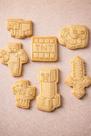 Kit Cortadores de Biscoito Tema Minecraft 7 Peças Impressão 3D em PLA Vermelho