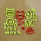 Kit Cortadores Masha Urso 5cm Pasta Americana