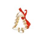 Kit Cortadores Pinheiro Dourado Kitchenware - 03 unidades - Cromus - Rizzo Kit Cortadores Pinheiro Dourado Kitchenware - 03 unidades - Cromus - Rizzo