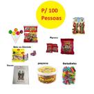 Kit Cosme e Damião Doces Festa p/ 100 pessoas + saquinhos