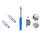 Kit Costura 2 Tesoura Arremate 1 Desmanchado + Guia Magnético Kit Costura 2 Tesoura Arremate 1 Desmanchado + Guia Magnético