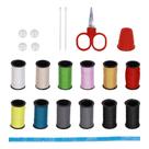 Kit costura 21pcs com tesoura e botões