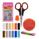 Kit Costura 29 Peças: Pratico Versatil em Reparos Básicos Kit Costura 29 Peças: Pratico Versatil em Reparos Básicos