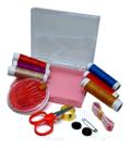 Kit Costura Portátil Ideal Bolsa Viagem Agulhas Linhas Tesoura Mini