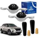Kit Coxim Amortecedor Traseiro + Batente e Coifa Creta 2017 até 2023