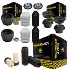 Kit Coxim Batente Axios Dianteira e Traseira Gol Voyage G5 G6 G7