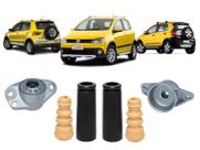 Kit Coxim Batente Traseiro Crossfox 2005 2006 2007 2008 2009