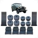 Kit Coxim Cabine Carroceria Lift 7cm +Parafusos Bandeirantes