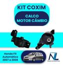 Kit Coxim Calco Motor Cambio Honda Fit 2007-2008 Automático - Shockbras