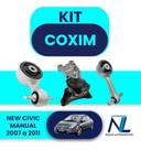 Kit Coxim Calco Motor Cambio Honda New Civic 2007 A 2011 Man - Shockbras