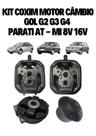 Kit coxim motor câmbio gol g g3 g4 parati AT MI 8V 16V