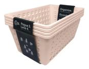 Kit Coza Cesta Organizadora, 28.8 x 19.1 x 12.3 cm Leve 4 Pague 3