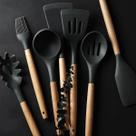Kit Cozinha 12 Peças de Silicone Antiaderente