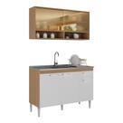 Kit Cozinha 120cm c/ Balcão p/ Pia Paris Multimóveis