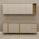 Kit Cozinha 240cm Completo 6 Peças Linha Espaço Máximo