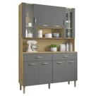 Kit Cozinha 8P 2G 122 cm Golden Freijo Gris KTP