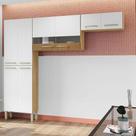 Kit Cozinha Ambiente Nala 3 Peças Freijó Supremo Ripado - Kits Paraná Kit Cozinha Ambiente Nala 3 Peças Freijó Supremo Ripado - Kits Paraná