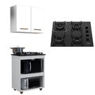 Kit Cozinha Balcão Armário Turim e Cooktop 4 Bocas Itatiaia Kit Cozinha Balcão Armário Turim e Cooktop 4 Bocas Itatiaia