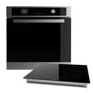 Kit Cozinha Black Cooktop Touch 4 Bocas e Forno de Embutir 74L Kit Cozinha Black Cooktop Touch 4 Bocas e Forno de Embutir 74L