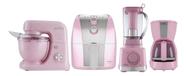 Kit Cozinha Britânia Bkt87 Linha Rosa 4 Peças - 110v/127v