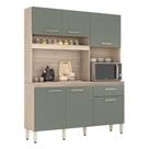 Kit Cozinha Compacta álamo Avena Touch Menta Demóbile