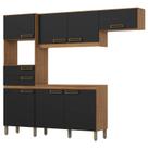 Kit Cozinha Compacta B107 Nature Preto Hp Briz Kit Cozinha Compacta B107 Nature Preto Hp Briz