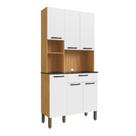 Kit Cozinha Compacta Ronipa Pinot 06 portas MDF
