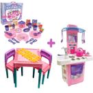 Kit Cozinha Completa com Mesa Didática e Meu Jantarzinho