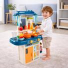 Kit Cozinha De Brinquedo Profissão Infantil Completa 42 Peças Fogão Geladeira Torneira Pais Filhos