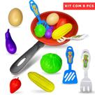 Kit Cozinha de Plastico 08 Peças Frigideira Color Frigideira Panela De Brinquedo Comidinha Cozinha Infantil - PANAMI Kit Cozinha de Plastico 08 Peças Frigideira Color Frigideira Panela De Brinquedo Comidinha Cozinha Infantil - PANAMI