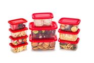 Kit Cozinha Econômico 10 Peças Retangular Transparente