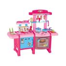 Kit Cozinha Faz de Conta Brinquedo Infantil Interativo Menina Geladeira Fogão Luz Cozinhar Fogo Kit Cozinha Faz de Conta Brinquedo Infantil Interativo Menina Geladeira Fogão Luz Cozinhar Fogo