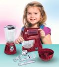 Kit Cozinha Infantil Chef Kids com 9 peças - Vermelha