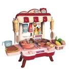 Kit Cozinha Infantil Com Acessorios Luz E Som Vermelha Zippy Toys