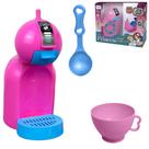 Kit cozinha infantil com cafeteira acessorios som e luz princess home collection a bateria 6 pecas