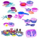 Kit Cozinha Infantil Panela Fogão Mercado Completo 67pç